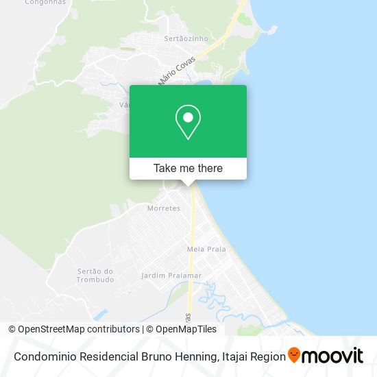 Mapa Condominio Residencial Bruno Henning