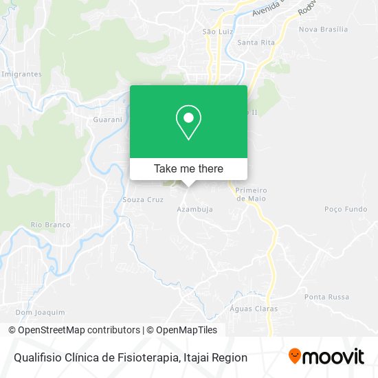 Qualifisio Clínica de Fisioterapia map