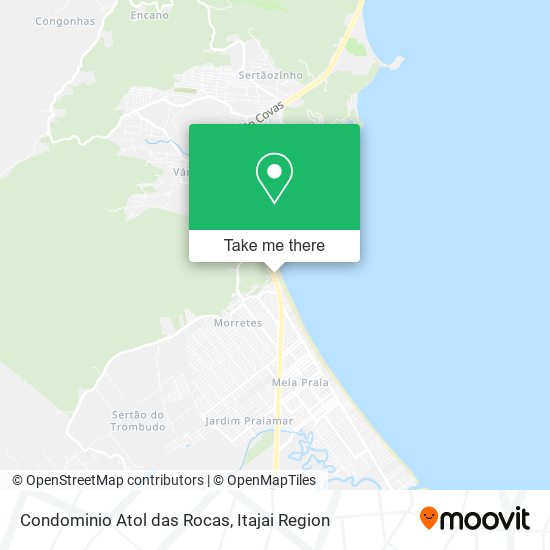Condominio Atol das Rocas map
