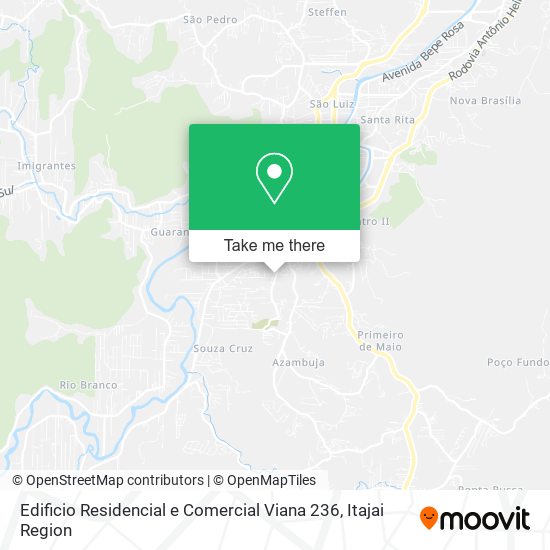 Mapa Edificio Residencial e Comercial Viana 236