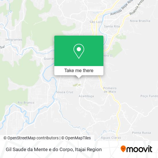 Gil Saude da Mente e do Corpo map