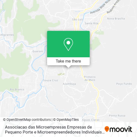 Mapa Associacao das Microempresas Empresas de Pequeno Porte e Microempreendedores Individuais Ampe de Br