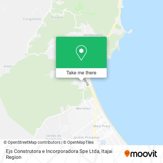 Mapa Ejs Construtora e Incorporadora Spe Ltda