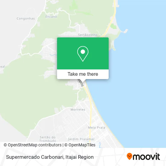 Supermercado Carbonari map