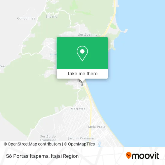 Só Portas Itapema map