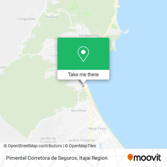 Pimentel Corretora de Seguros map