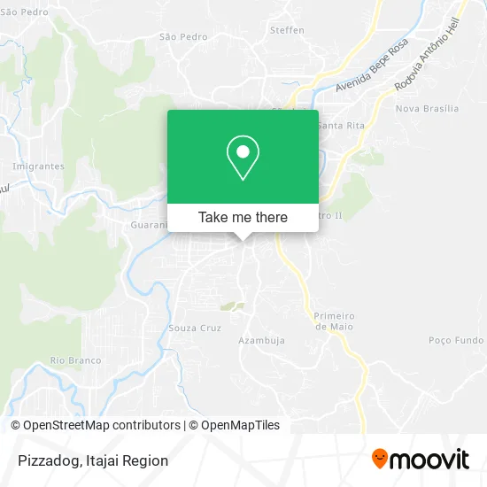 Mapa Pizzadog