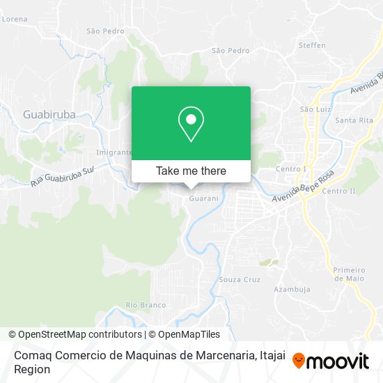 Comaq Comercio de Maquinas de Marcenaria map