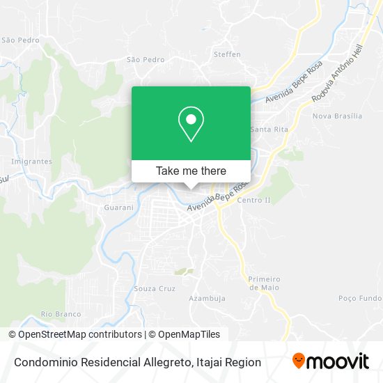 Condominio Residencial Allegreto map