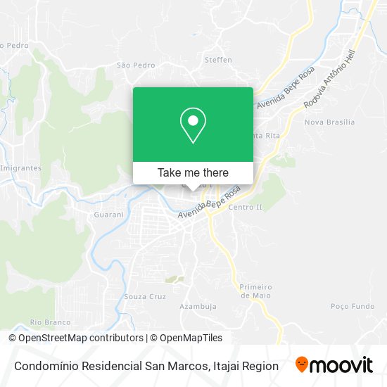Mapa Condomínio Residencial San Marcos