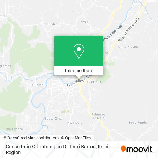 Consultório Odontológico Dr. Larri Barros map