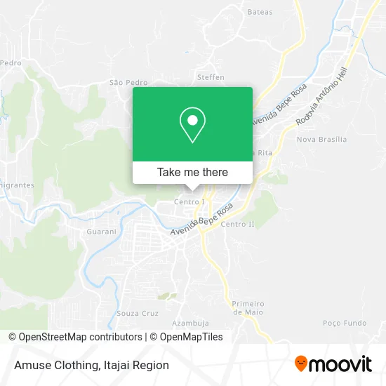 Amuse Clothing map