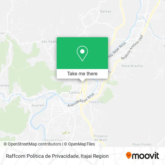 Raffcom Politica de Privacidade map