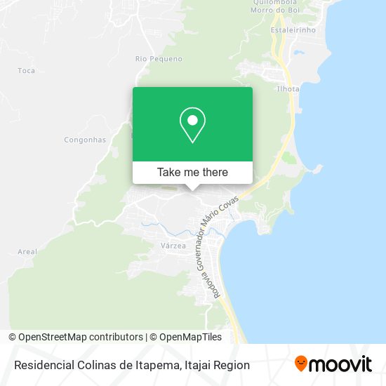 Residencial Colinas de Itapema map