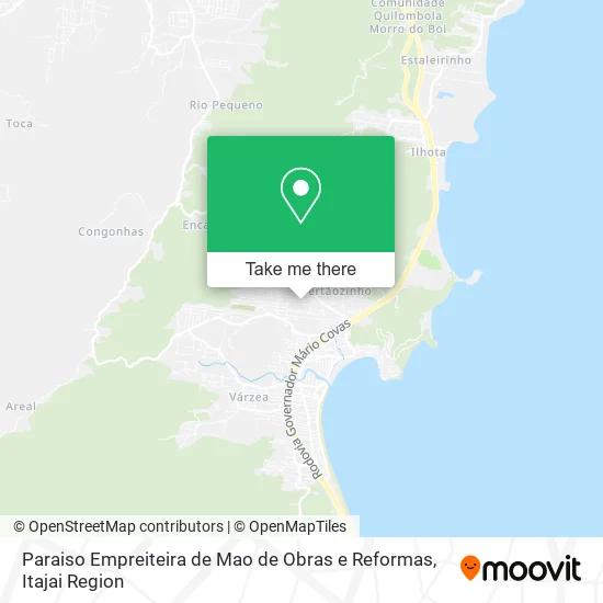 Paraiso Empreiteira de Mao de Obras e Reformas map