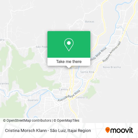 Cristina Morsch Klann - São Luiz map