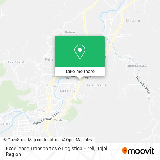 Excellence Transportes e Logistica Eireli map