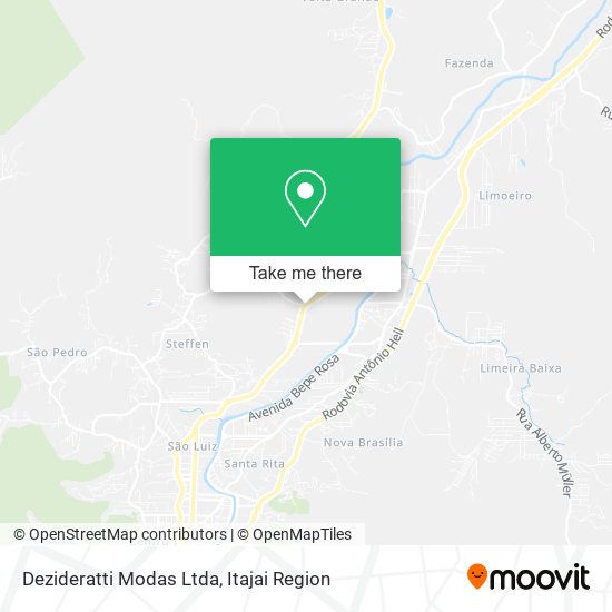 Mapa Dezideratti Modas Ltda