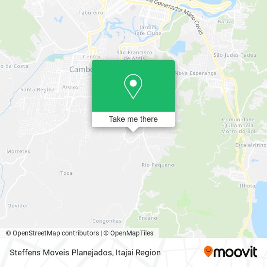 Mapa Steffens Moveis Planejados