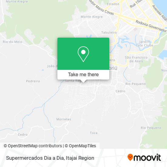 Supermercados Dia a Dia map