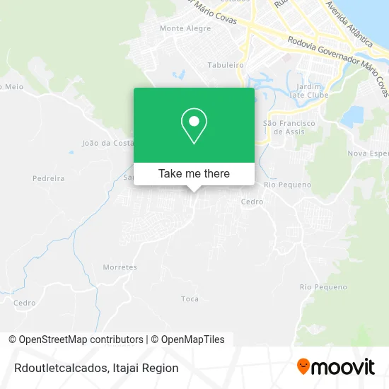 Rdoutletcalcados map