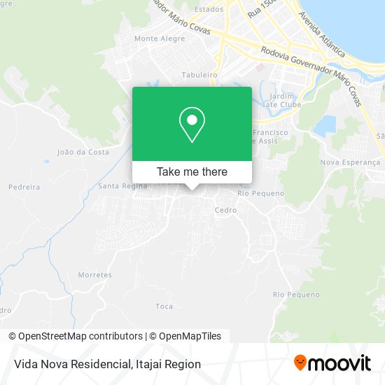 Vida Nova Residencial map