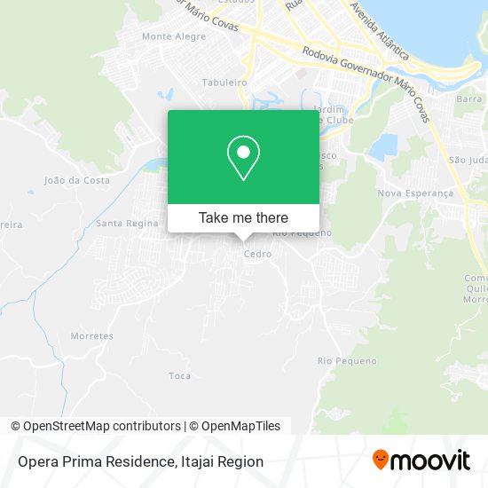 Opera Prima Residence map