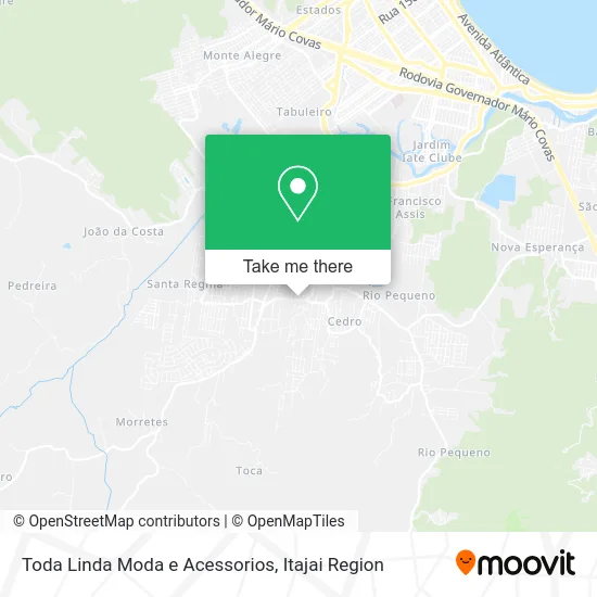 Toda Linda Moda e Acessorios map