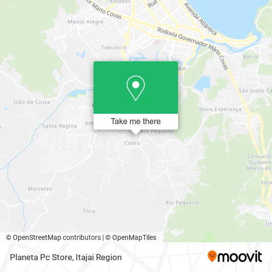 Planeta Pc Store map
