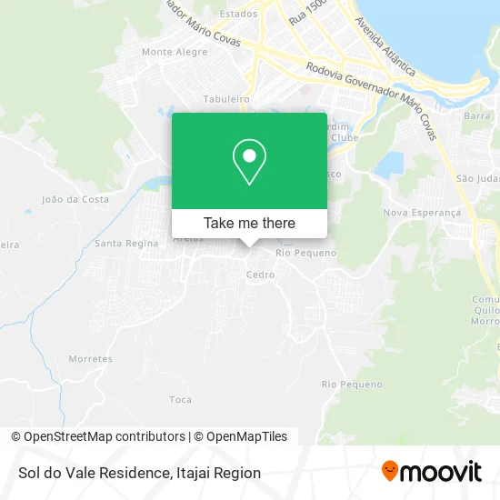 Sol do Vale Residence map