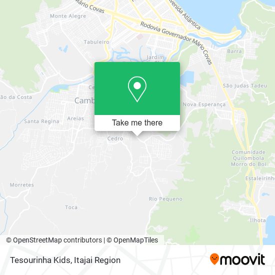 Tesourinha Kids map