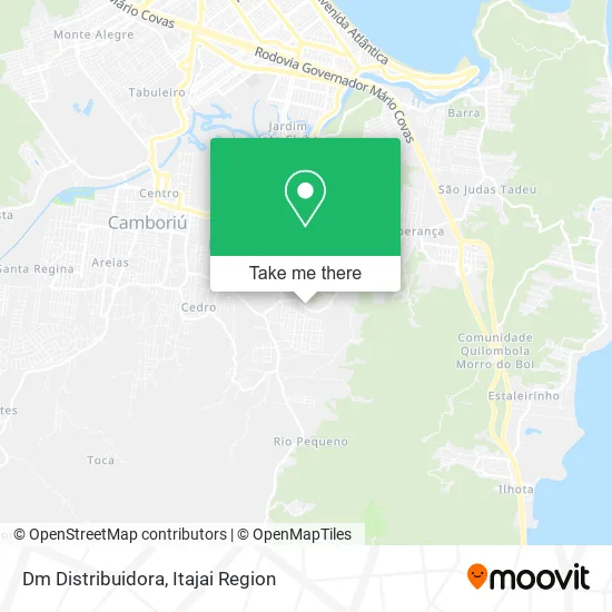 Dm Distribuidora map