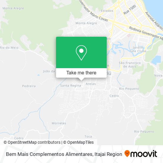 Bem Mais Complementos Alimentares map