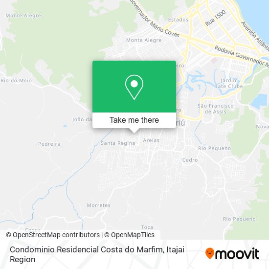 Condominio Residencial Costa do Marfim map