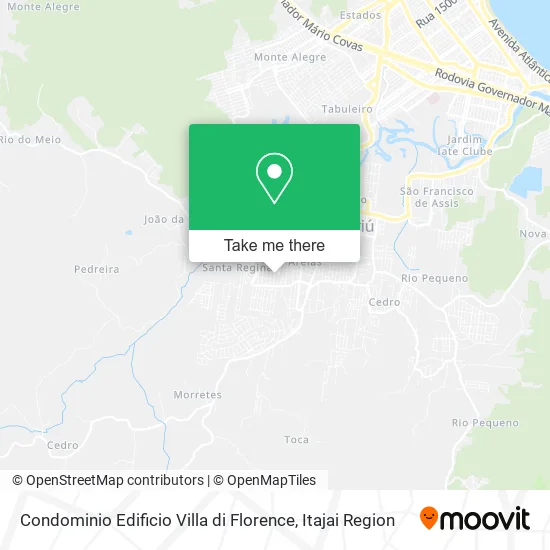 Condominio Edificio Villa di Florence map