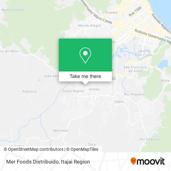 Mer Foods Distribuido map