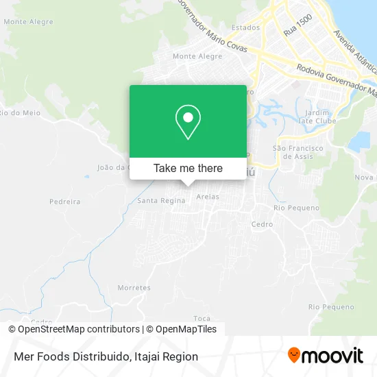 Mer Foods Distribuido map