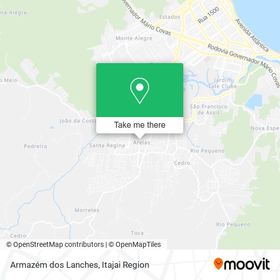 Armazém dos Lanches map