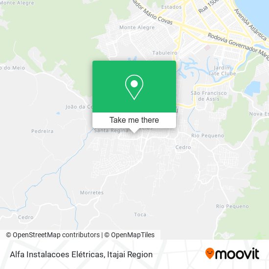 Alfa Instalacoes Elétricas map