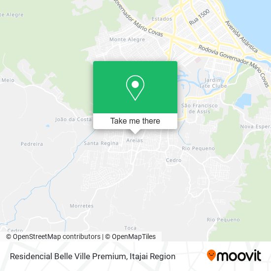 Residencial Belle Ville Premium map