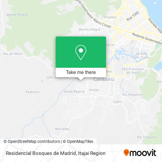 Mapa Residencial Bosques de Madrid