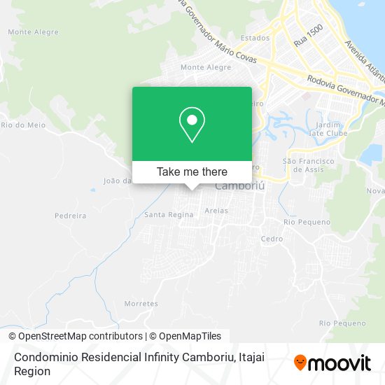 Condominio Residencial Infinity Camboriu map