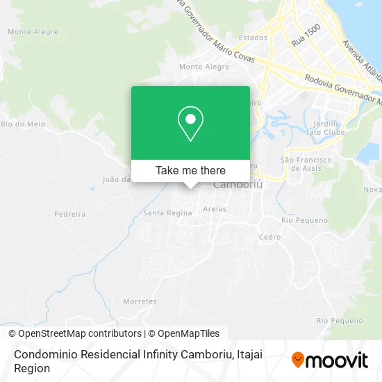 Condominio Residencial Infinity Camboriu map