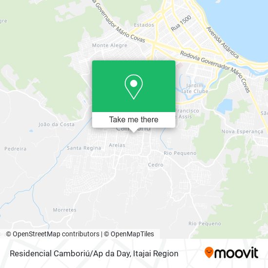 Mapa Residencial Camboriú/Ap da Day