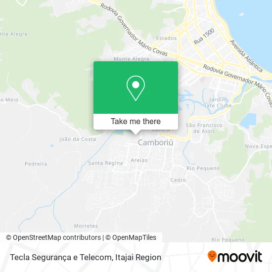 Tecla Segurança e Telecom map