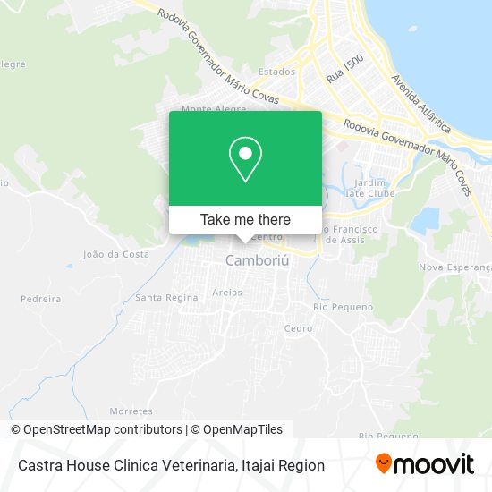 Castra House Clinica Veterinaria map