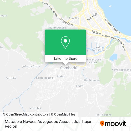 Matoso e Novaes Advogados Associados map