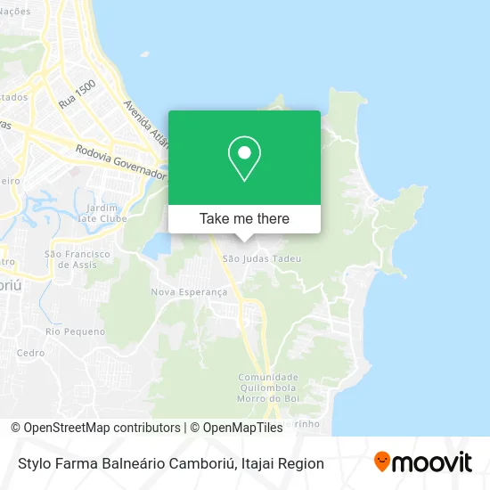Stylo Farma Balneário Camboriú map