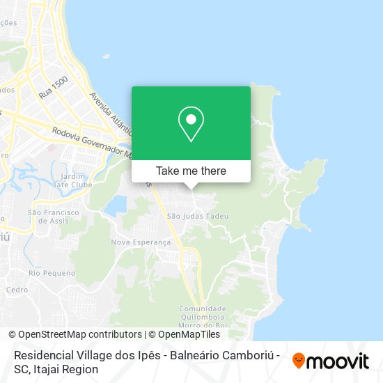 Mapa Residencial Village dos Ipês - Balneário Camboriú - SC