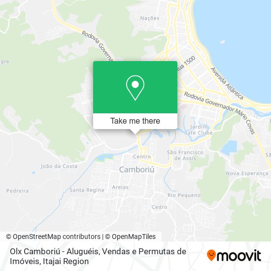 Olx Camboriú - Aluguéis, Vendas e Permutas de Imóveis map